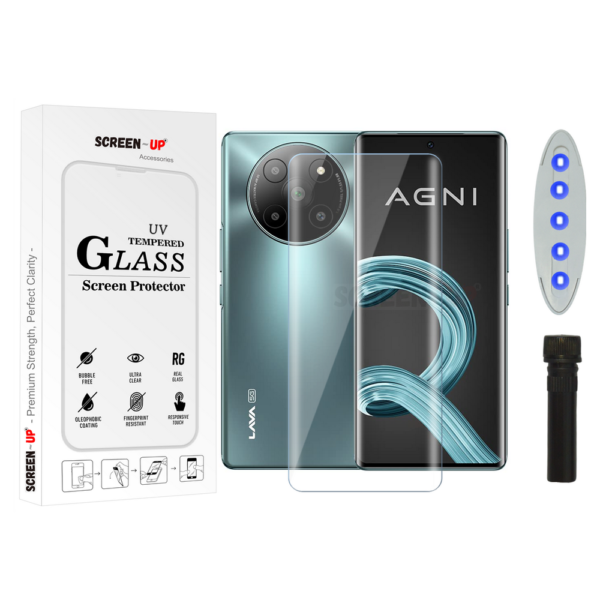 Lava Agni 2 5G UV Tempered Glass Screen Protector