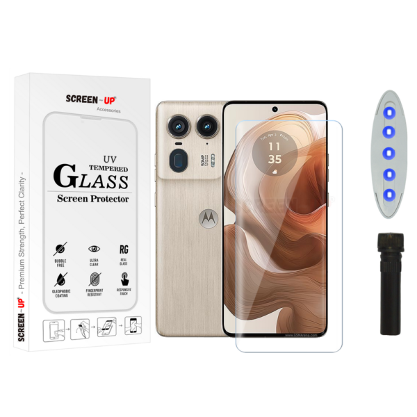 Motorola Edge 50 Ultra UV Tempered Glass Screen Protector