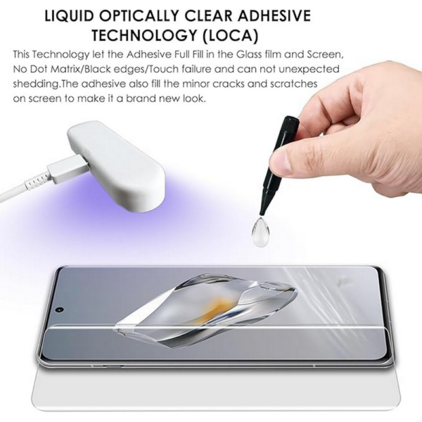 OnePlus Ace 3 UV Tempered Glass Screen Protector - Image 3