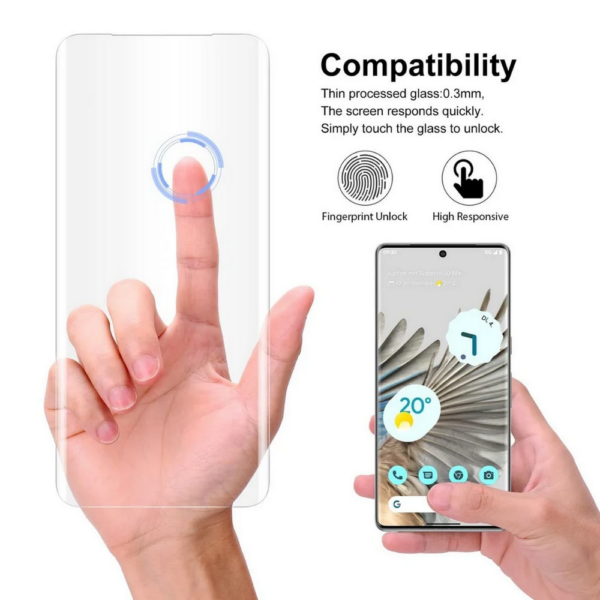 OnePlus Ace 3 UV Tempered Glass Screen Protector - Image 4
