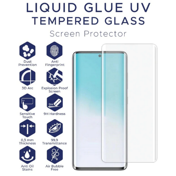 OnePlus Ace 3 UV Tempered Glass Screen Protector - Image 5