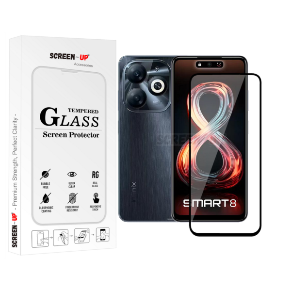 Infinix Smart 8 Pro Tempered Glass Screen Protector